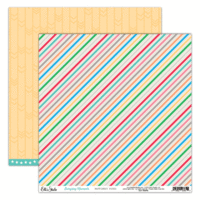 Elle's Studio - Everyday Moments Collection - 12 x 12 Double Sided Paper - Happiness Found