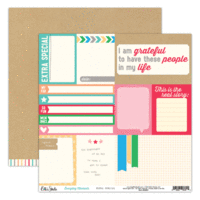 Elle's Studio - Everyday Moments Collection - 12 x 12 Double Sided Paper - Extra Special