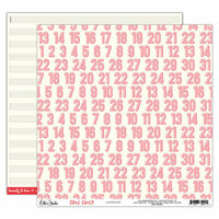 Elle's Studio - Good Cheer Collection - Christmas - 12 x 12 Double Sided Paper - Countdown