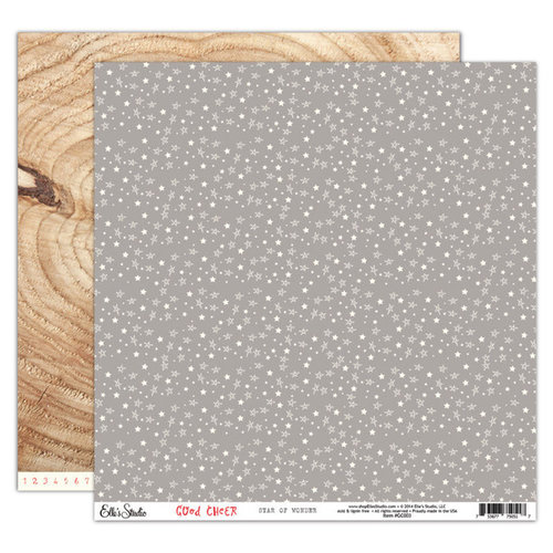 Elle's Studio - Good Cheer Collection - Christmas - 12 x 12 Double Sided Paper - Star of Wonder