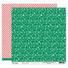 Elle's Studio - Good Cheer Collection - Christmas - 12 x 12 Double Sided Paper - O Christmas Tree