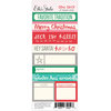 Elle's Studio - Good Cheer Collection - Christmas - Lil' Snippets - Word Labels