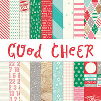 Elle's Studio - Good Cheer Collection - Christmas - 12 x 12 Paper Pack