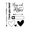 Elle's Studio - Love You More Collection - Clear Acrylic Stamps