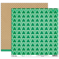 Elle's Studio - Noel Collection - Christmas - 12 x 12 Double Sided Paper - Deck The Halls