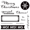 Elle's Studio - Noel Collection - Christmas - Clear Acrylic Stamps