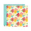 Elle's Studio - Serendipity Collection - 12 x 12 Double Sided Paper - Flowers
