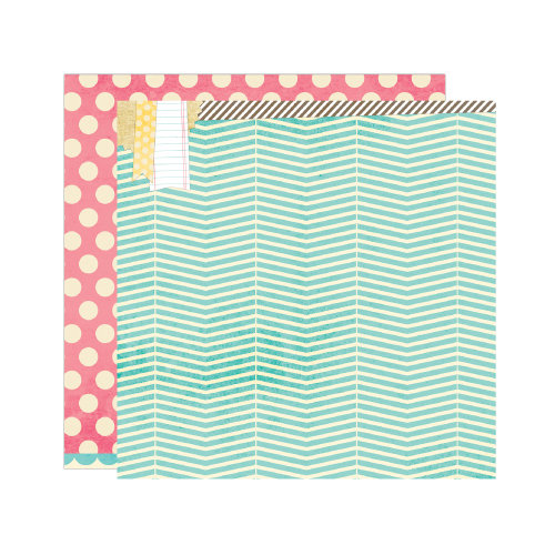 Elle's Studio - Serendipity Collection - 12 x 12 Double Sided Paper - Lucky