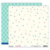 Elle's Studio - Sycamore Lane Collection - 12 x 12 Double Sided Paper - Happy