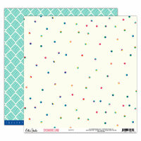 Elle's Studio - Sycamore Lane Collection - 12 x 12 Double Sided Paper - Happy