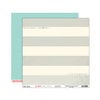 Elle's Studio - You and Me Collection - 12 x 12 Double Sided Paper - Lovely Stripes