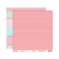 Elle's Studio - You and Me Collection - 12 x 12 Double Sided Paper - Mixed Dots