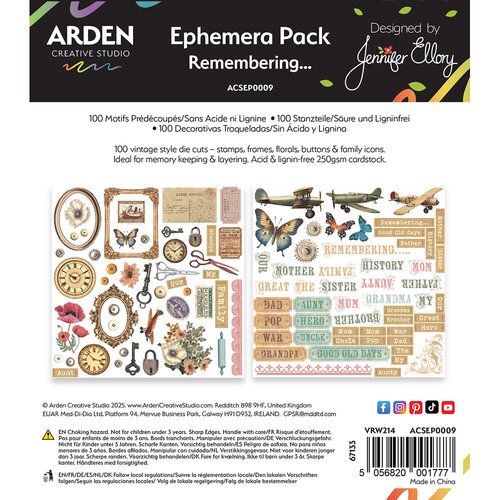 Arden Creative Studio - Remembering Collection - Ephemera