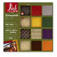 Fiskars - Ink by Steph - 12 x 12 Paper Pack - Unforgettable, CLEARANCE