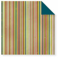 Fiskars - Cloud 9 Design - Kensington Gardens Collection - 12 x 12 Double Sided Paper - Multi Stripe, CLEARANCE