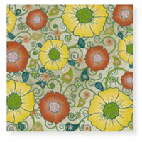 Fiskars - Cloud 9 Design - Kensington Gardens Collection - 12 x 12 Sparkle Paper - Flower Garden, CLEARANCE