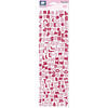 Fiskars - Cloud 9 Design - Alyssa's Garden Collection - Clear Glitter Stickers - Alphabets