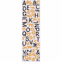 Fiskars - Cloud 9 Design - Halloween Fun Collection - Puffy Alphabet Stickers, CLEARANCE