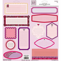 Fiskars - Heidi Grace Designs - Valentines Day Collection - Cardstock Stickers - Journal Mounts, CLEARANCE