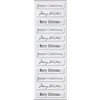 Fiskars - Cloud 9 Design - Clear Epoxy Sentiment Stickers - Merry Christmas