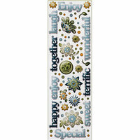 Fiskars - Cloud 9 Design - Finley's Estate Collection - Rain Dots Stickers - Words and Shapes, CLEARANCE