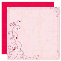 Fiskars - Cloud 9 Design - St. Valentine Collection - 12 x 12 Double Sided Paper - Crazy in Love, CLEARANCE