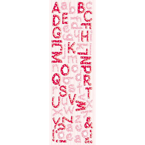 Fiskars - Cloud 9 Design - St. Valentine Collection - Puffy Alpha Stickers