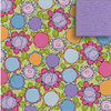 Fiskars - Heidi Grace Designs - Sweetest Bug Collection - 12 x 12 Double Sided Paper - Fun Bouquet, CLEARANCE
