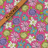 Fiskars - Heidi Grace Designs - Sweetest Bug Collection - 12 x 12 Flocked Paper - My Garden