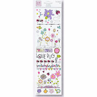 Fiskars - Heidi Grace Designs - Sweetest Bug Collection - Rub Ons - Icons