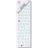 Fiskars - Heidi Grace Designs - Sweetest Bug Collection - Clear Glitter Stickers - Alphabet, CLEARANCE