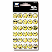 Fiskars - Cloud 9 Design - Rain Dots Stickers - Smileys, CLEARANCE