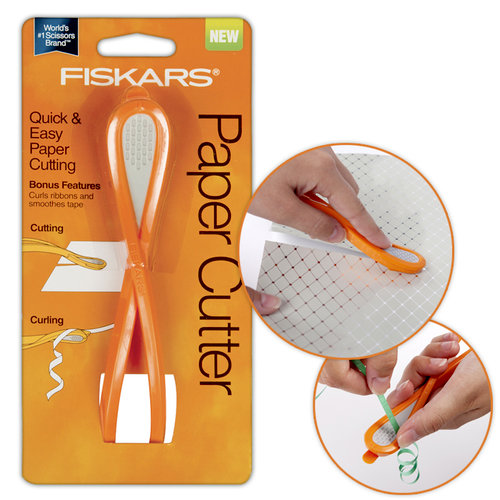 Fiskars - Paper Cutter with Built In Ribbon Curler