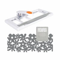 Fiskars - AdvantEdge Punch System - Border Punch Tool - Starter Set - Flower Garden