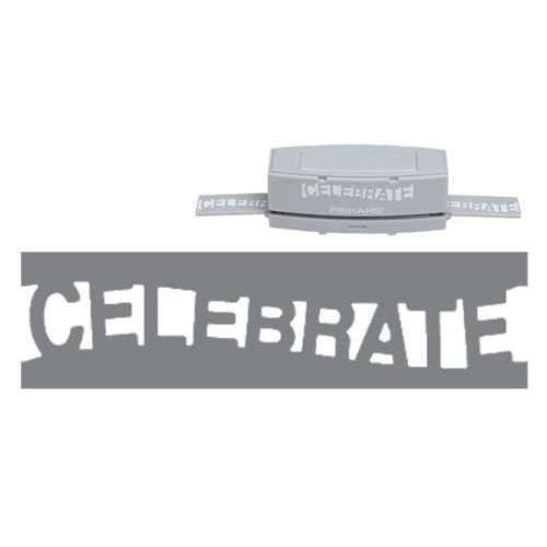 Fiskars - AdvantEdge Punch System - Interchangeable Border Punch - Cartridge - Celebrate