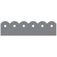 Fiskars - AdvantEdge Punch System - Interchangeable Border Punch - Cartridge - Threading Water