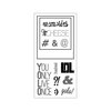 Fiskars - Clear Acrylic Stamps - Say Cheese