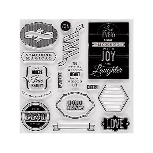 Fiskars - Clear Acrylic Stamps - Special Sentiments