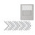 Fiskars - AdvantEdge Punch System - Interchangeable Border Punch - Cartridge - Dotted Herringbone