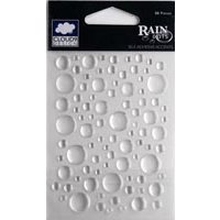 Fiskars - Cloud 9 Design - Stickers - Rain Dots - Clear