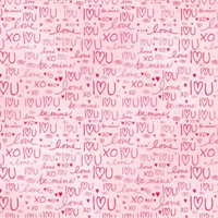 Fiskars - Cloud 9 Design - 12x12 Sparkle Cardstock - Sweetheart Collection - Valentine's - I Heart You, CLEARANCE