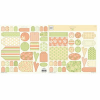 Fiskars - Heidi Grace Designs - Orchard Collection - Flocked Tags Punch Outs, CLEARANCE