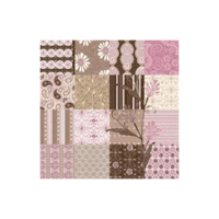 Fiskars - Heidi Grace Designs - 12x12 Flocked Paper - Cherry Wood Lane Collection - Patch, CLEARANCE