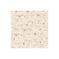 Fiskars - Heidi Grace Designs - 12x12 Embossed Paper - Cherry Wood Lane Collection - Words, CLEARANCE
