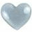 Fiskars - Cloud 9 Design - Stickers - Rain Dots - Heart - Silver, CLEARANCE