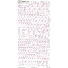 Fiskars - Heidi Grace Designs - Rub Ons - Alphabet - Cherry Wood Lane Collection, CLEARANCE