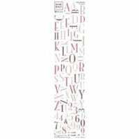 Fiskars - Heidi Grace Designs - Rub Ons - Large Alphabet - Cherry Wood Lane Collection, CLEARANCE