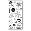 Fiskars - Simple Stick - Repositionable Rubber Stamps - Winter Wishes