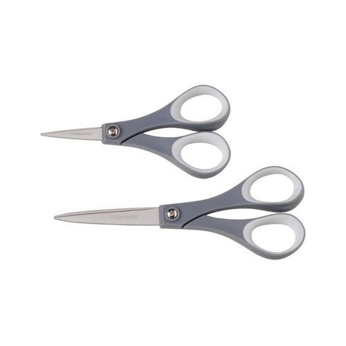 Fiskars - Performance 5 Inch and 7 Inch Softgrip Titanium Fashion Scissors