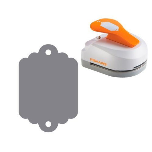 Fiskars - 3-in-1 Tag Maker Punch - Scallop